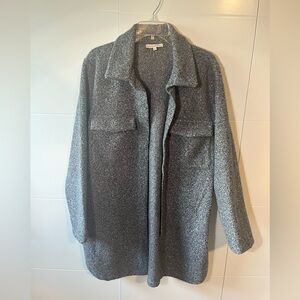 Melloday Gray Shacket Size Large